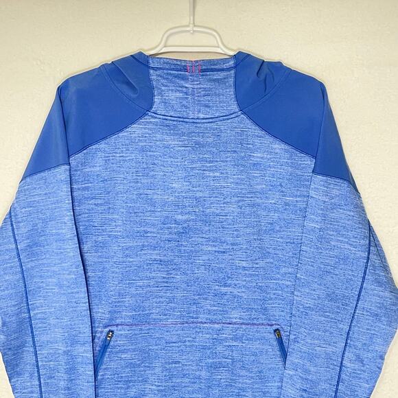 The North Face Dynamix Hoodie Women's XL Blue Soft Inside Pullover Zip Pockets - Picture 10 of 11